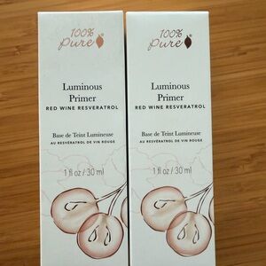 100% pure luminous primer all skin type pack of 2